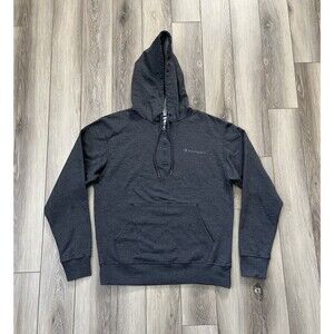 Champion Gray 1/2 Zip Pullover Sweatshirt Hoodie Mens Sz Medium Embroidered Logo